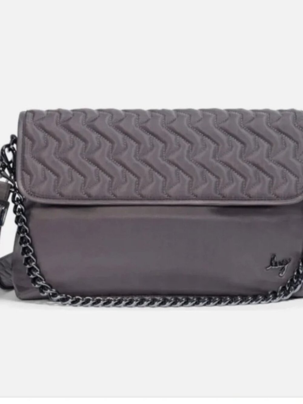 LUG - Soar Crossbody/Shoulder Bag in Gunmetal Grey